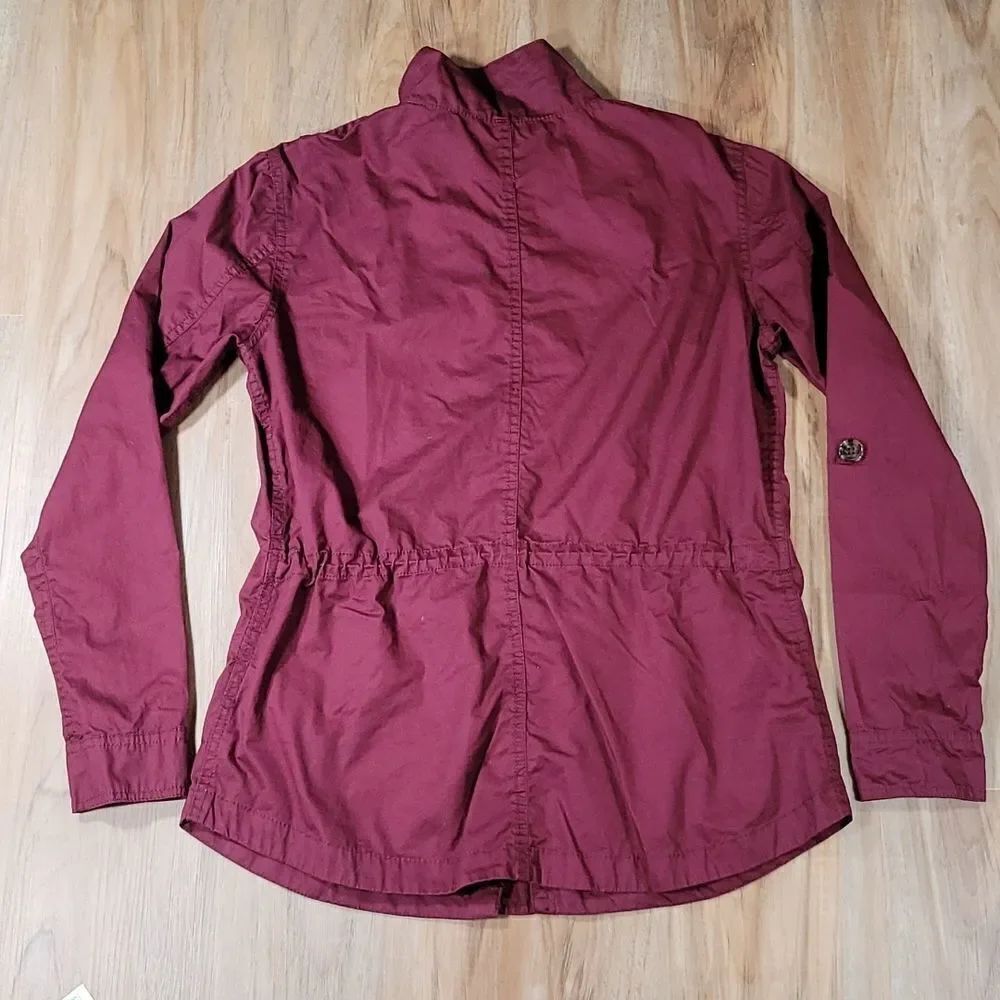 🔹️Buffalo David Bitton Raspberry Lightweight Zipper Utility Jacket Small - Picture 2 of 12
